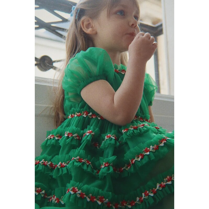 Konges Sløjd babydoll šaty JOELLE DRESS