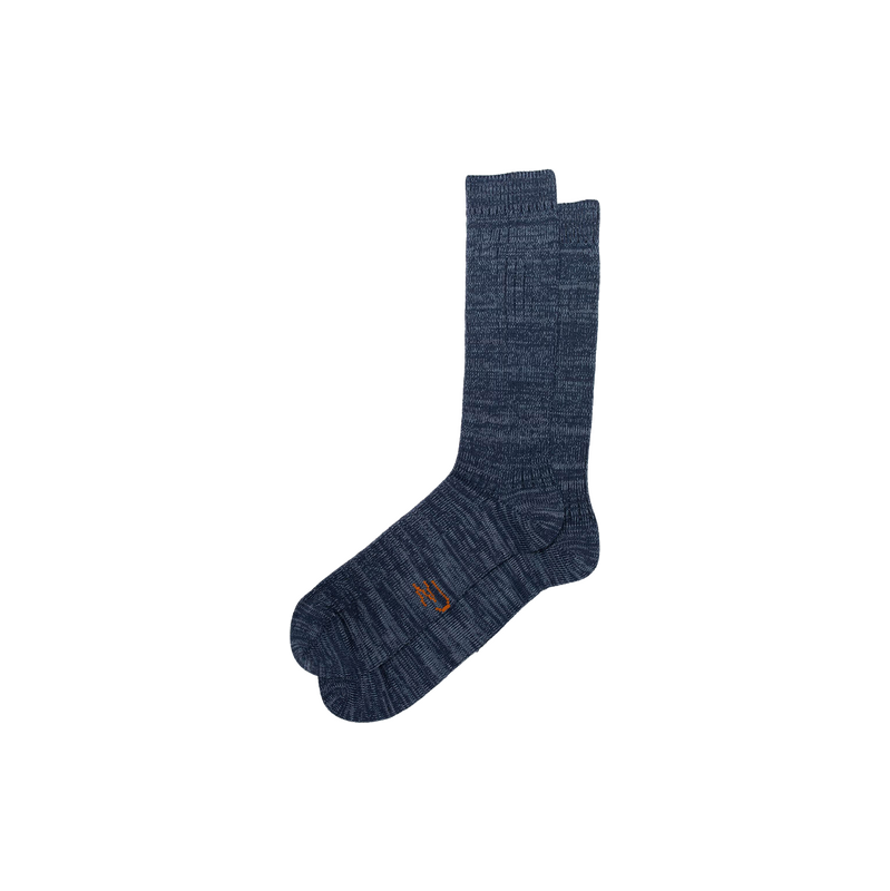 Nudie Jeans Co. Ponožky Rasmusson Dark Blue Rib 41-45