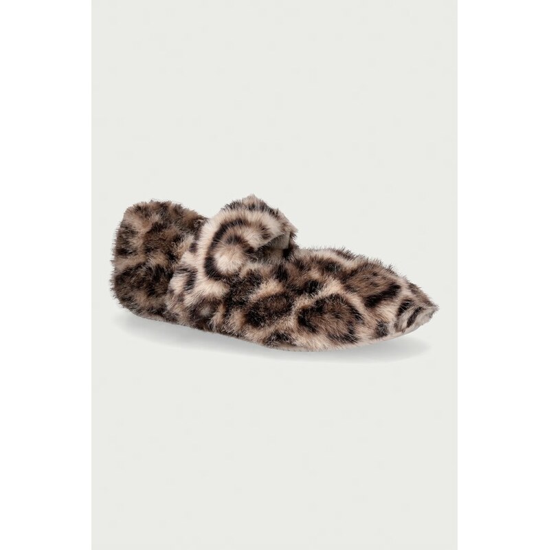 Verbenas Pantofle dámské YINA CURLY CAMEL
