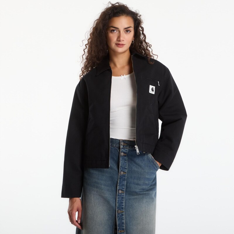 Bunda Carhartt WIP W OG Detroit Jacket Black/ Black Rinsed S