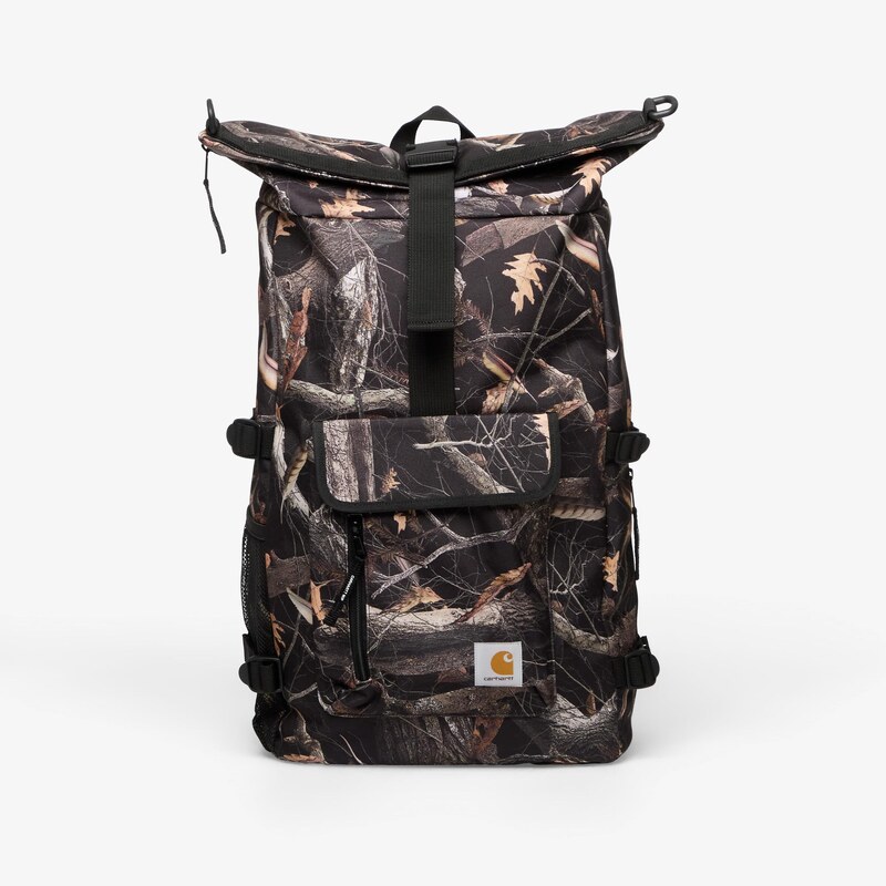 Batoh Carhartt WIP Philis Backpack Camo Feather Tree, Black