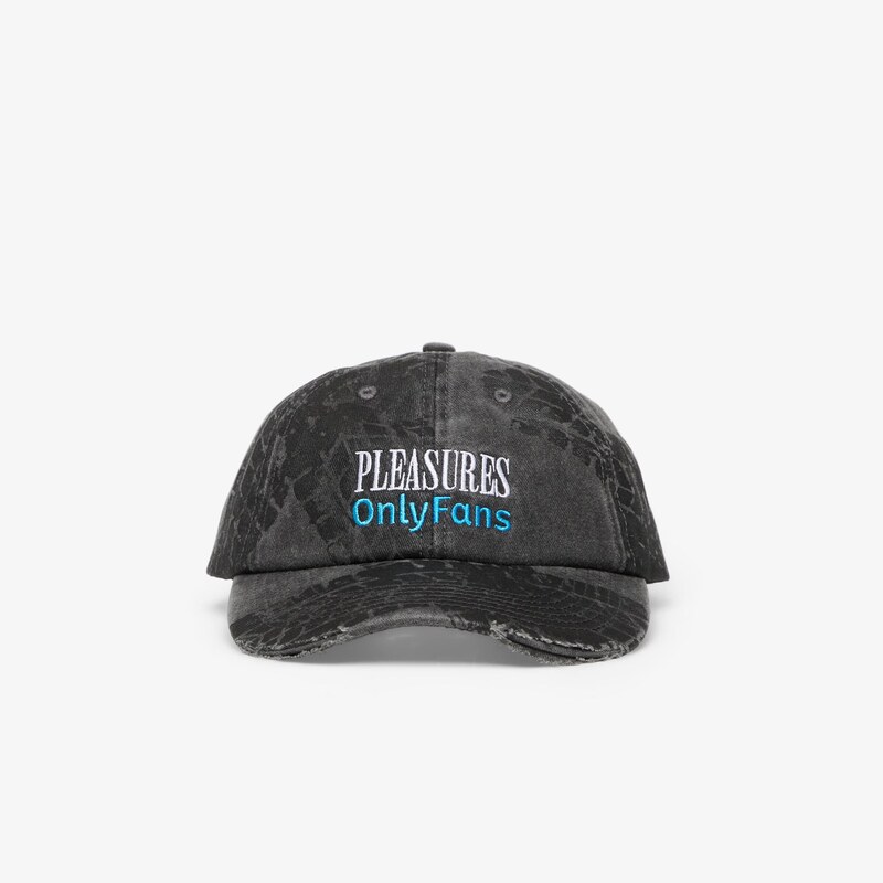 Kšiltovka PLEASURES x OnlyFans Lockup Hat Black Universal