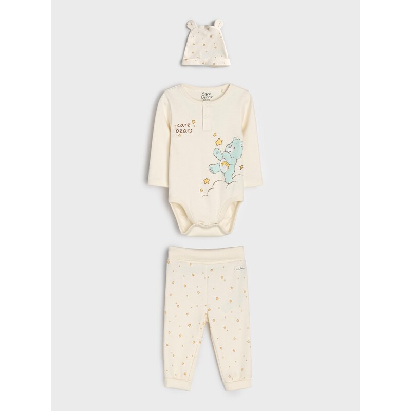 Sinsay - Bavlněná pletená souprava s potiskem Care Bears -