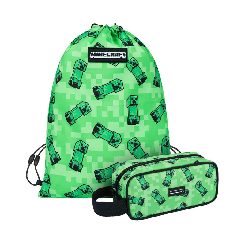 Baagl Creeper Penál A Sáček, Zelená zelená One Size