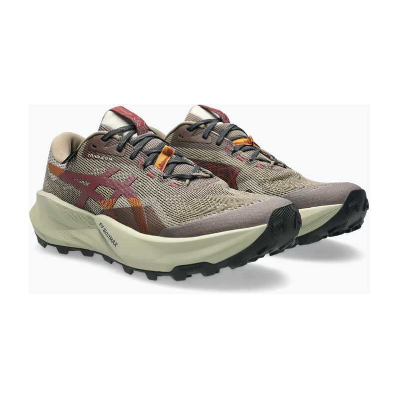 Pánské běžecké boty Asics Trabuco 14 Gtx taupe grey/oatmeal