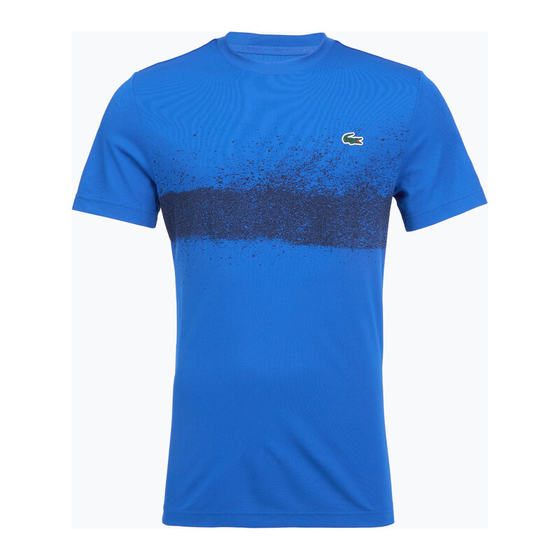 Pánské tenisové tričko Lacoste TH8986 gipsy blue/navy blue