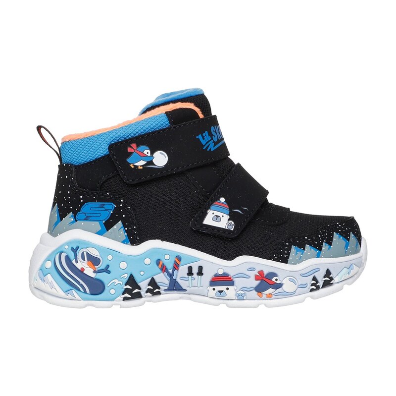 Skechers Chlapci Play Scene - Frosty Pals Shoes v Cerná,