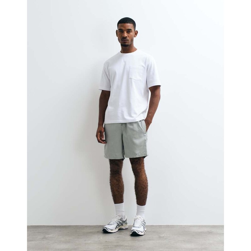 Cotton On nomad baggy short in washed military-Green