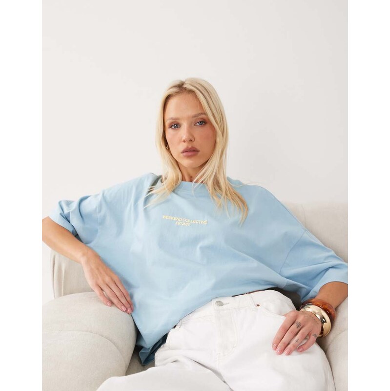ASOS Weekend Collective Weekend Collective Icon oversized t