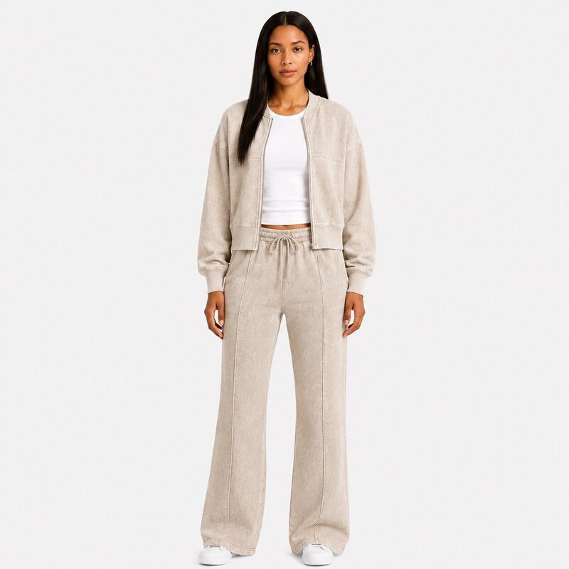Tepláky I Saw It First Washed Taupe 1493446
