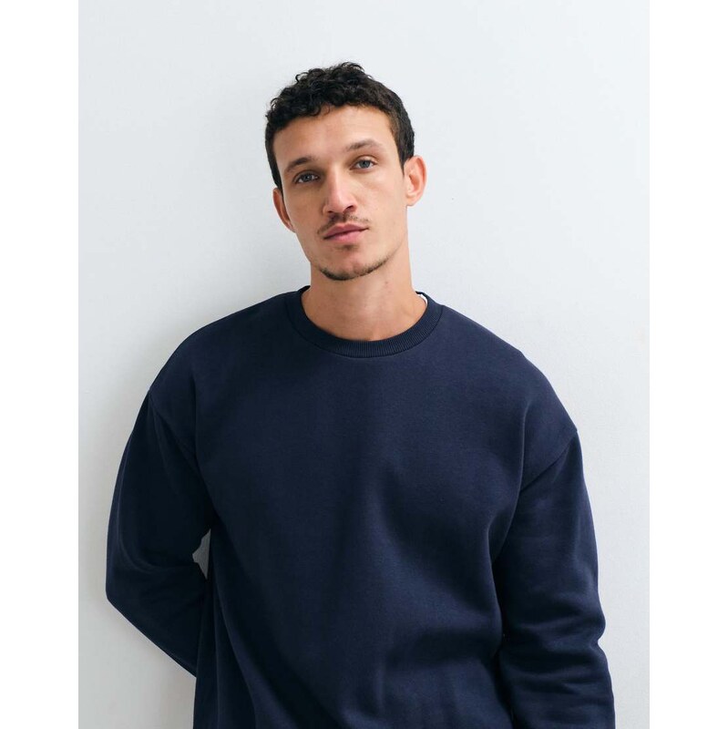 JJ Rebel crew neck sweatshirt in navy