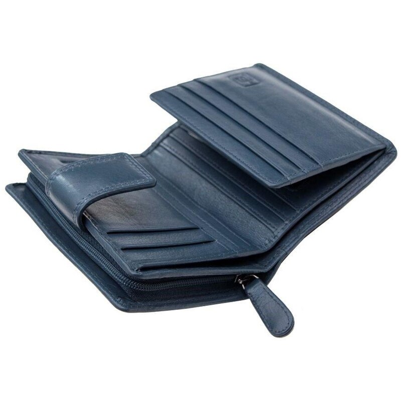 Peněženka PRIMEHIDE Leather Navy 4423467