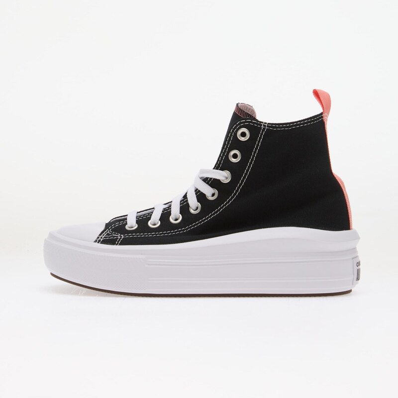 Converse Chuck Taylor All Star Move Hi Black/ Pink Salt/ White
