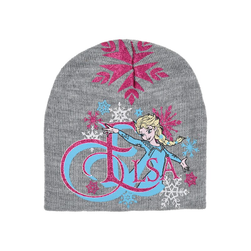 Frozen - licence Dívčí zimní čepice - Frozen HS4192, šedá