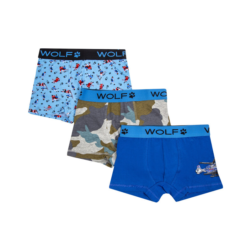 3PACK chlapecké boxerky - Wolf L2281, vel.98-128
