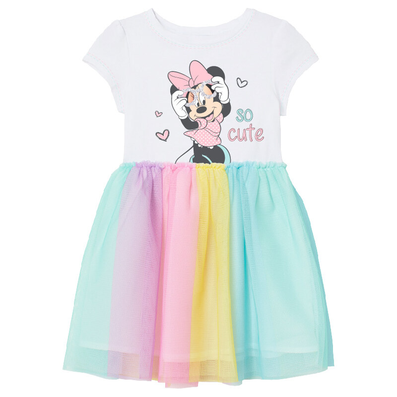 Minnie Mouse - licence Dívčí šaty - Minnie Mouse 52238401, bílá