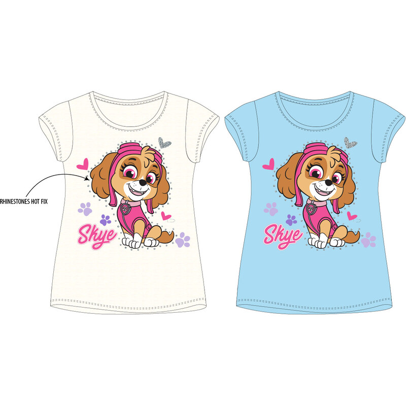 Paw Patrol - Tlapková patrola -Licence Dívčí tričko - Paw Patrol