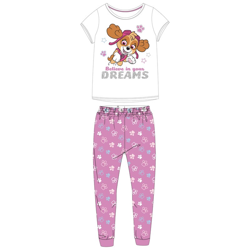 Paw Patrol - Tlapková patrola -Licence Dívčí pyžamo - Paw Patrol
