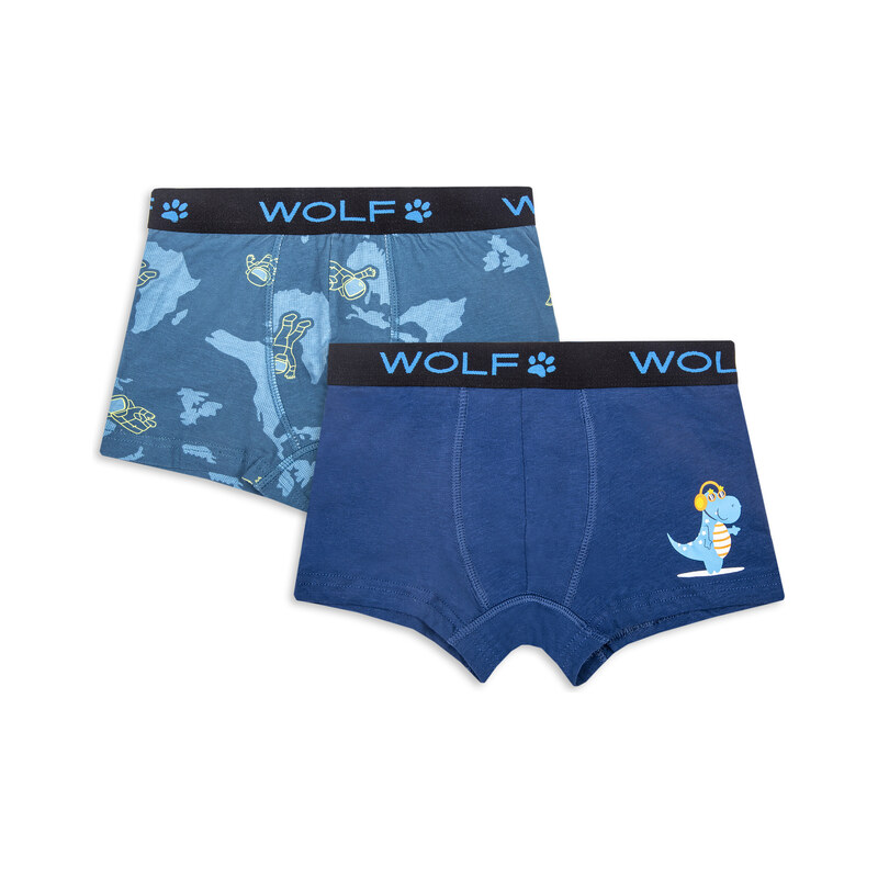 2PACK chlapecké boxerky - Wolf L2481, mix barev
