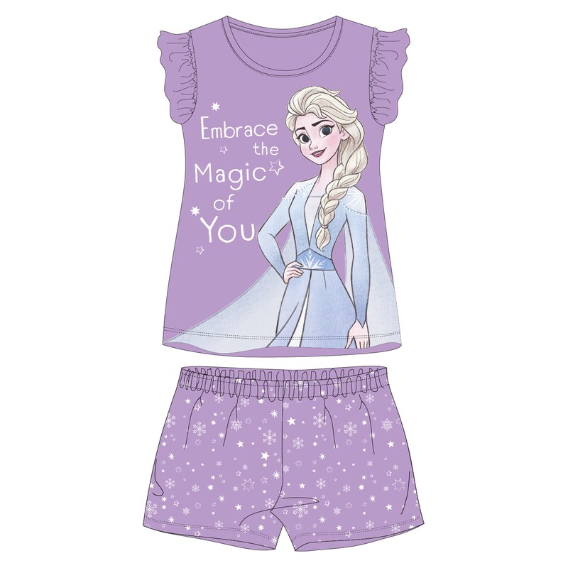 Frozen - licence Dívčí pyžamo - Frozen 5204B418W, fialová