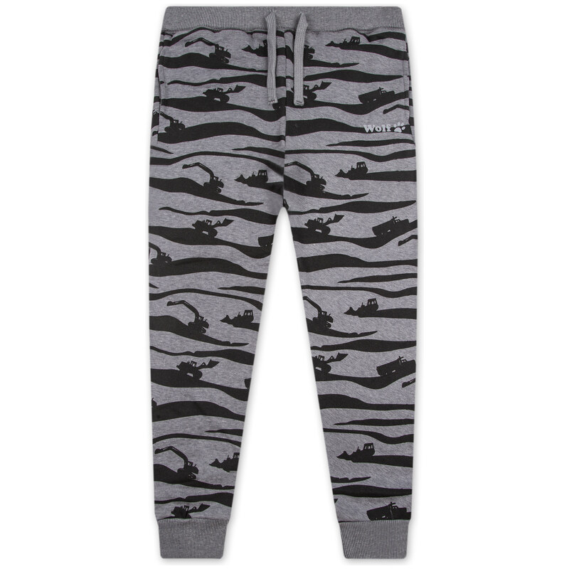 Chlapecké tepláky - Wolf T2377, šedý melír