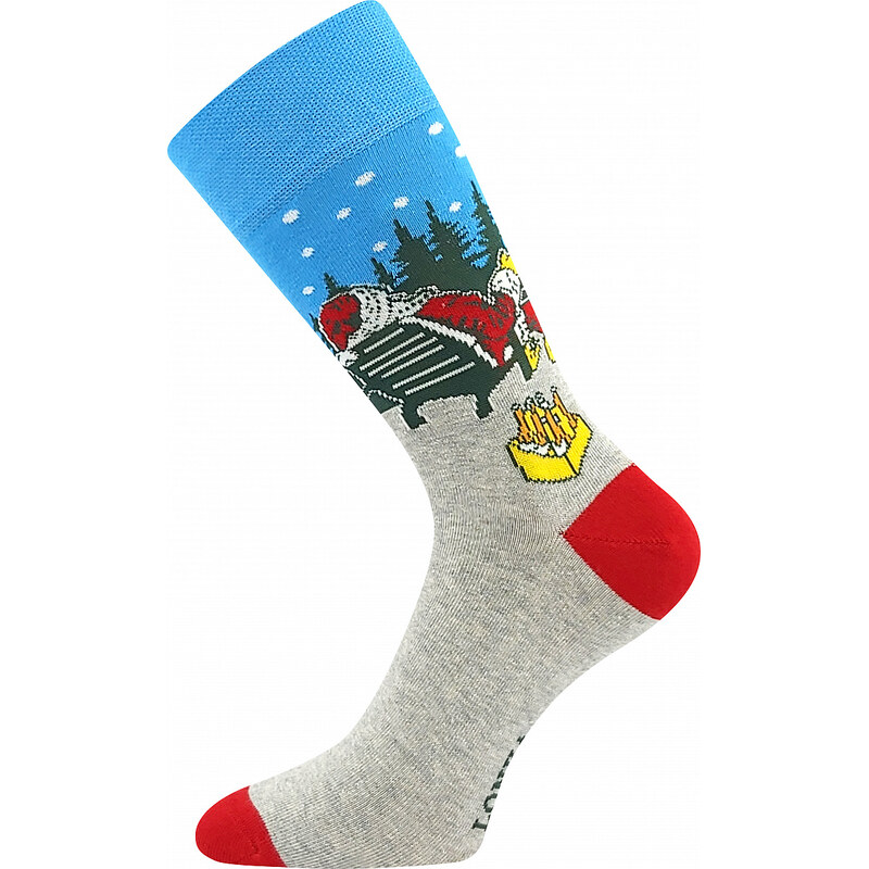 Vánoční ponožky Lonka - Damer, Santa
