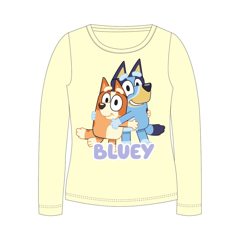 Bluey - licence Dívčí tričko - Bluey 5202054, žlutá