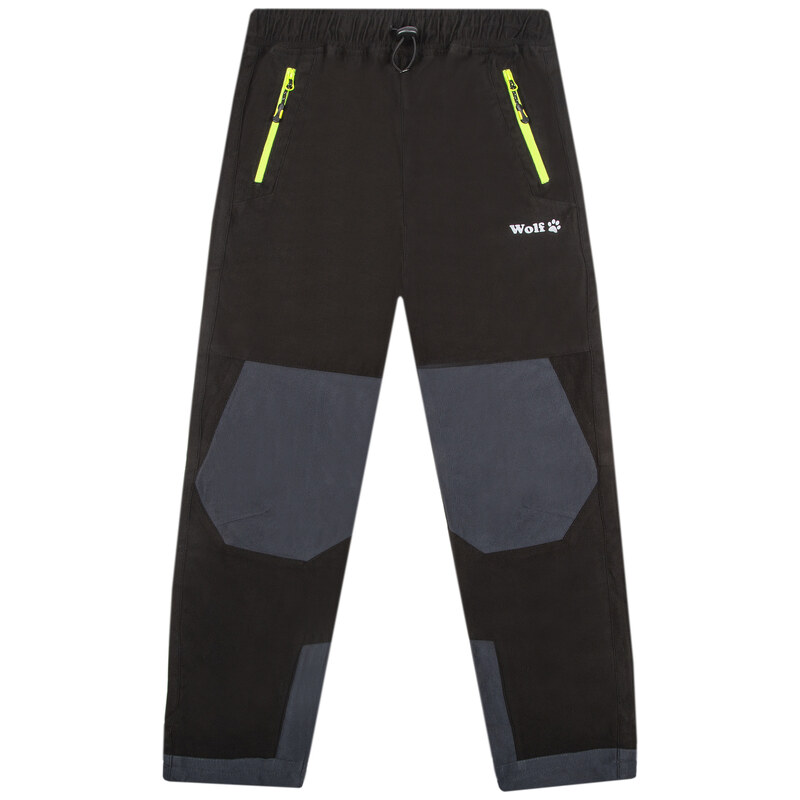 Chlapecké outdoorové kalhoty - Wolf T2453, černá