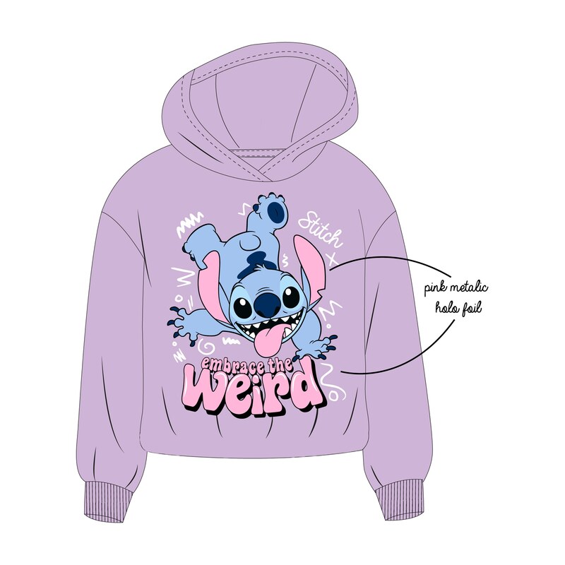 Lilo & Stitch - licence Dívčí mikina - Lilo & Stitch 5218D048,