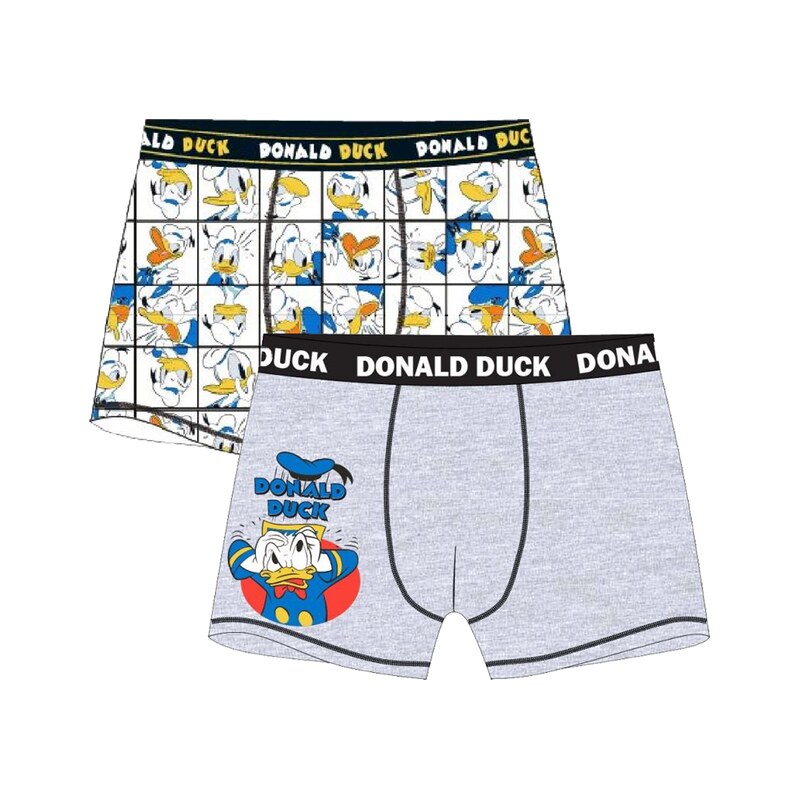Disney Chlapecké boxerky - Donald Duck 52338653, bílá / šedý