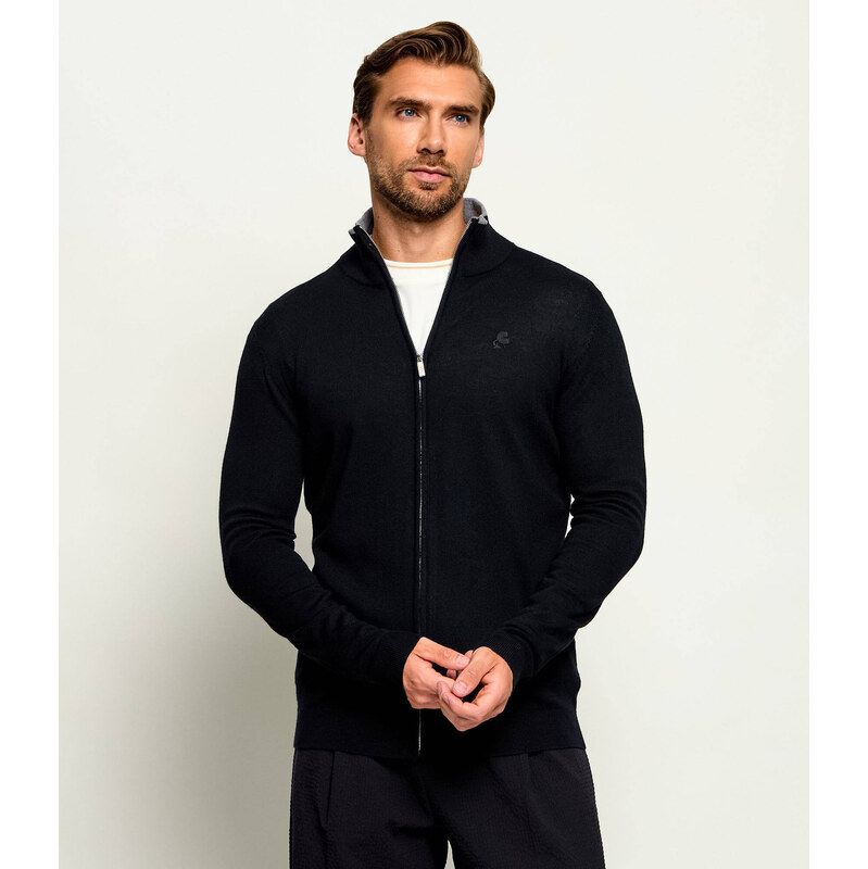 Karl Lagerfeld Vlněný svetr | Slim Fit