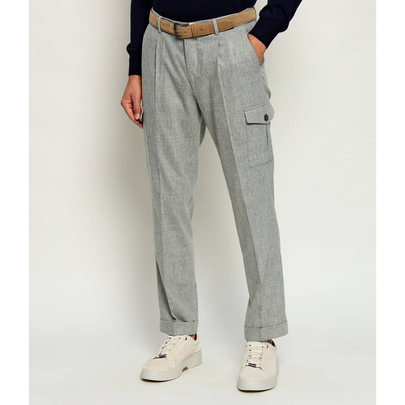 Gran Sasso Vlněné kalhoty chino | Tapered fit