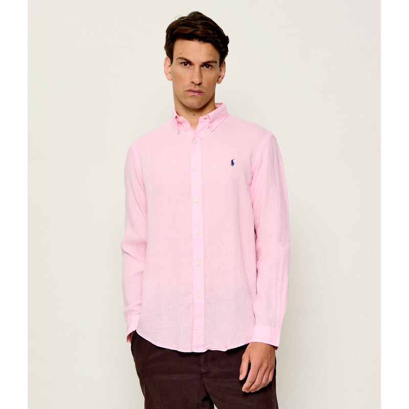 POLO RALPH LAUREN Lněná košile | Slim Fit