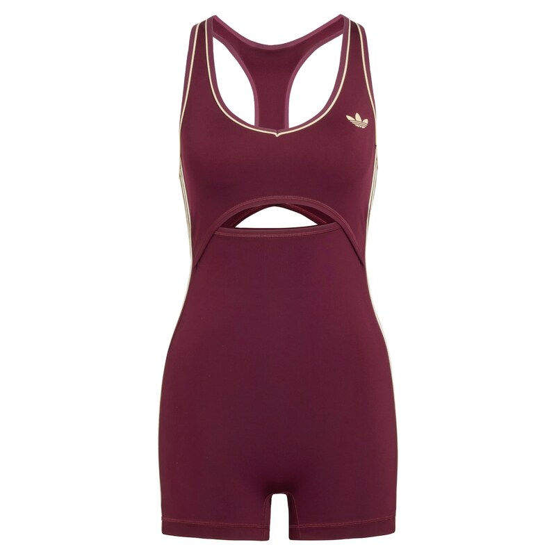 ADIDAS PERFORMANCE Sportovní souprava slonová kost / burgundská