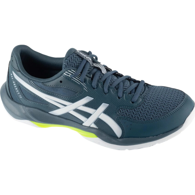 Pánská volejbalová sálová obuv ASICS GEL-ROCKET 12 modro-bílá