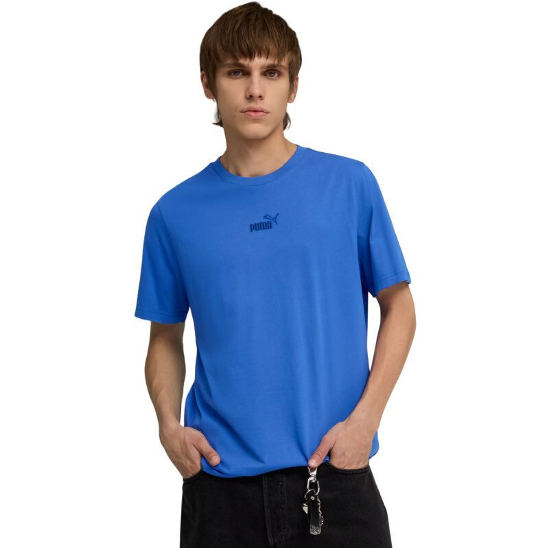 Pánské tričko Puma ESS Small No.1 Logo centered Tee, modré,
