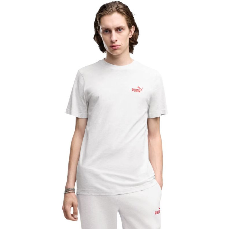Pánské tričko Puma ESS Small No.1 Logo Tee(s), světle šedé,