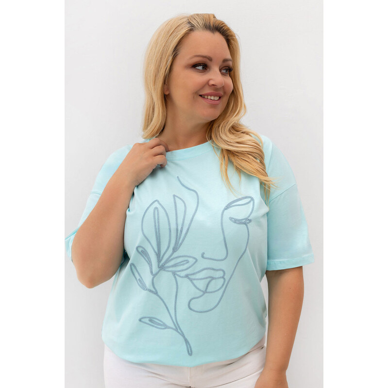 T-shirt plus size model 230451 Relevance