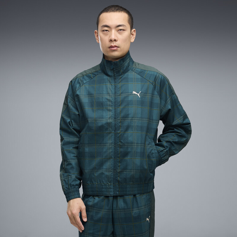 PUMA T7 Relaxed Tartan Track Jacket Men