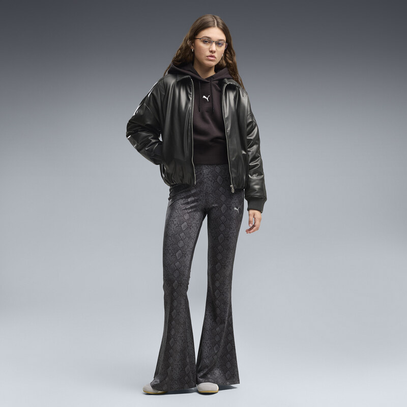 PUMA Snake Print Pack Flared Slim Pants Women