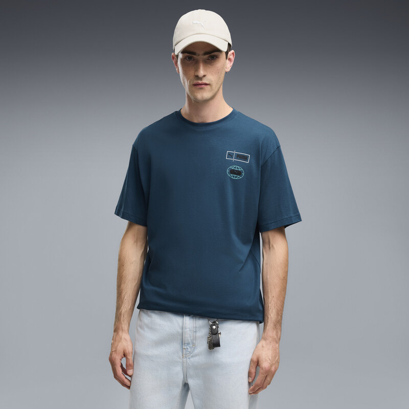 PUMA Graphics Relaxed Stacked Tee Men