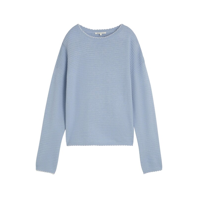 TOM TAILOR DENIM Svetr chladná modrá