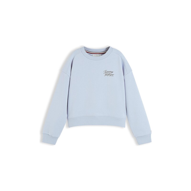 TOMMY HILFIGER Mikina nebeská modř / černá