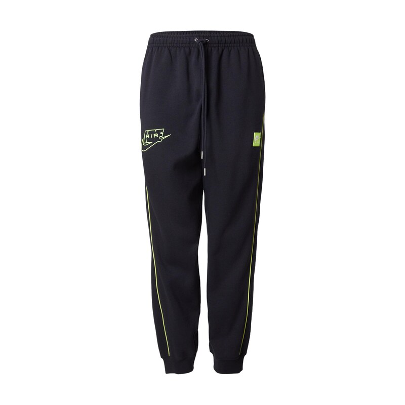 Nike Sportswear Kalhoty AIR zelená / černá