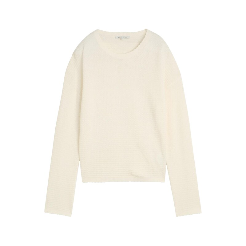 TOM TAILOR DENIM Svetr offwhite