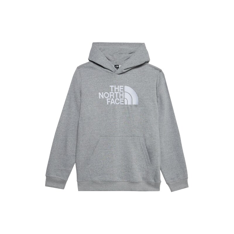 THE NORTH FACE Sportovní mikina ESSENTIAL šedá / bílá