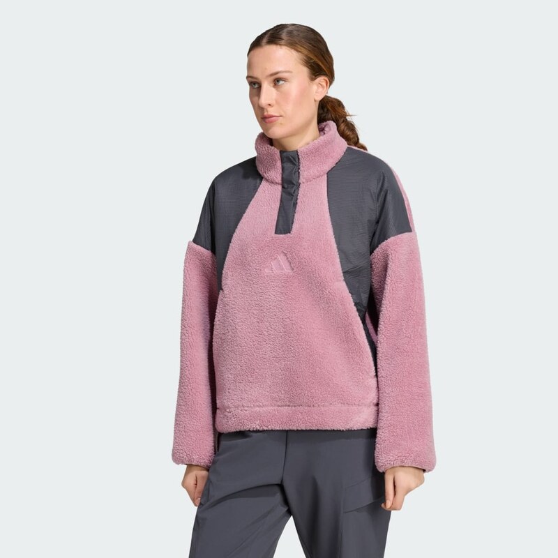 Adidas Svetr Terrex Xploric CLIMAWARM High Pile Snap