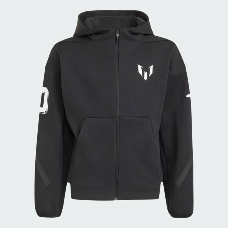 Adidas DĚTSKÁ MIKINA S KAPUCÍ MESSI ZNE FULL ZIP