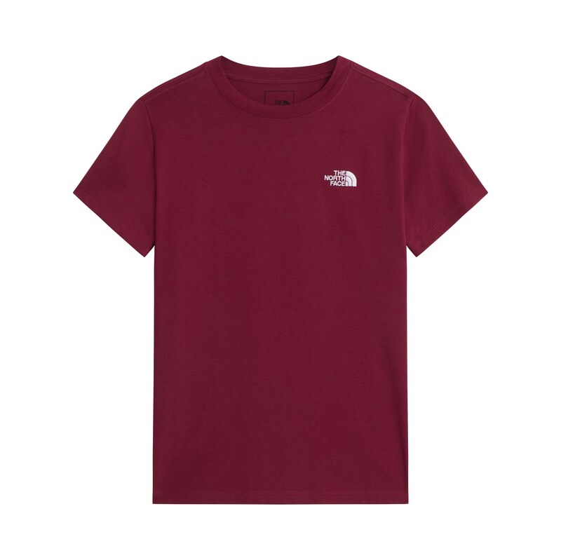 THE NORTH FACE Tričko Evolution Simple Dome burgundská červeň /