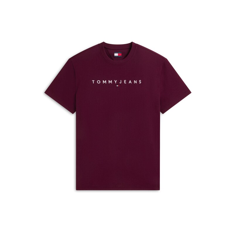 Tommy Jeans Tričko lilek / bílá